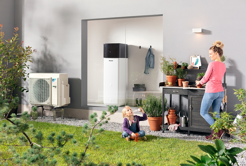 DAIKIN Altherma 3 R (E) ECH2O - Garten